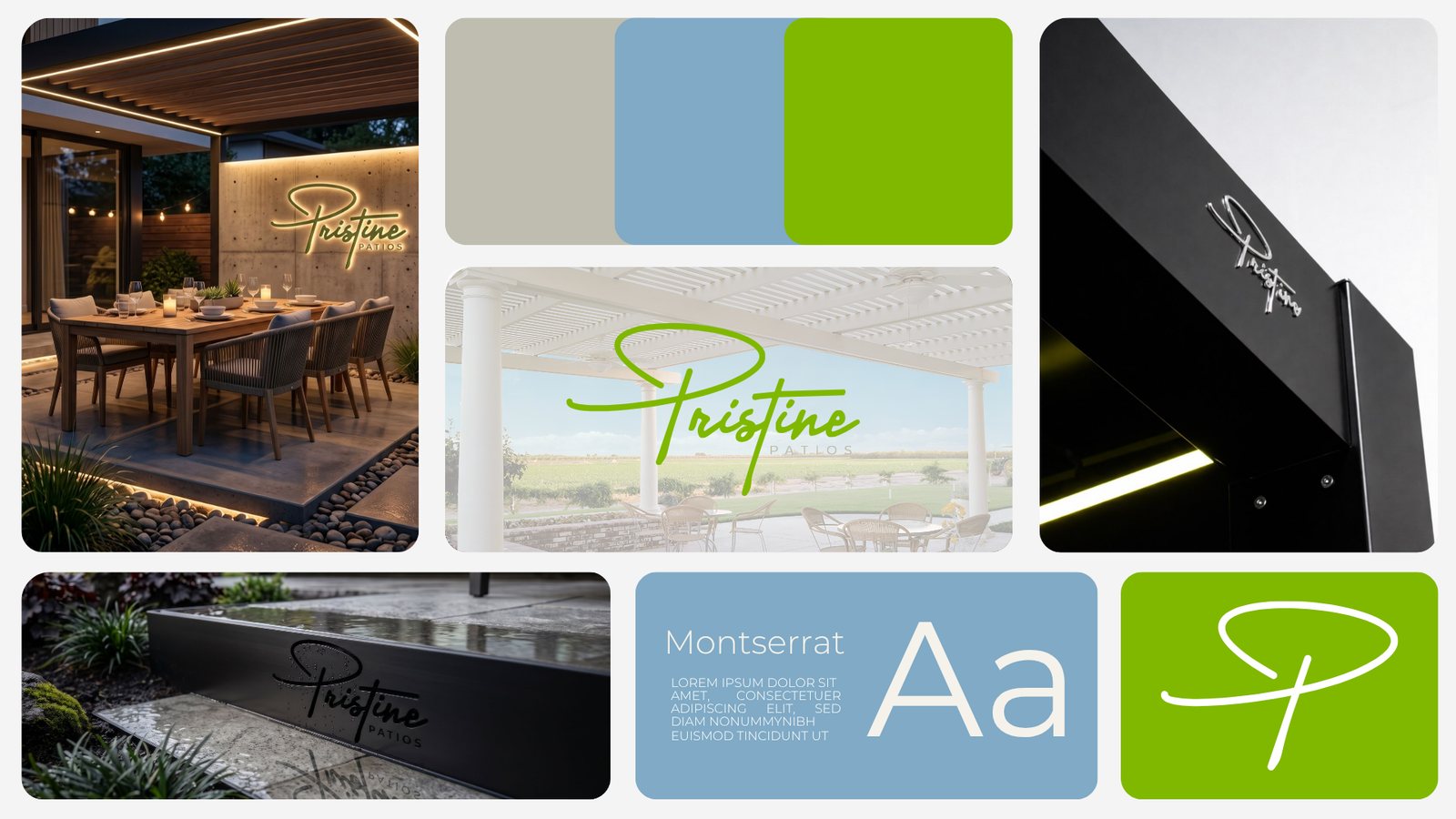 Pristine Patios Identity